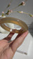 Natural Agate Bangle Golden Amber Glow