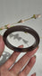 Natural Agate Bangle – Smoky Ember
