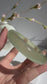 Natural Serpentine Bangle Soft Green Elegance