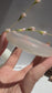 Natural Agate Bangle Soft Blush Elegance