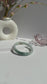 White-Blue Glutinous Jade Bangle