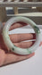 Certified Grade A Myanmar Jadeite Jade Bangle – Glutinous Green Bloom