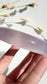 Natural Agate Bangle – Lavender Veil