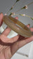 Natural Agate Bangle Golden Amber Glow