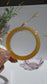 Golden Honey Glow Natural Agate Bangle