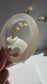 Natural Agate Bangle Peach Mist Glow