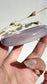 Natural Agate Bangle – Lavender Veil