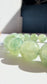 Natural Grade A Jadeite Jade Bracelet – Icy Green Floating Flower Jade