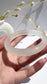 Natural Agate Bangle – Moonlit Silk