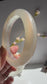 Natural Agate Bangle Peach Mist Glow
