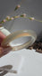 Natural Agate Bangle Golden Amber Radiance