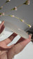 Natural Agate Bangle Soft Ivory Charm