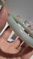 White-Blue Glutinous Jade Bangle
