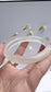 Natural Agate Bangle – Moonlit Silk
