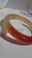 Honey Amber Gradient Glow Natural Agate Bangle