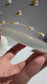 Natural Agate Bangle Warm Ivory Elegance