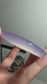 Natural Agate Bangle Lavender Serenity