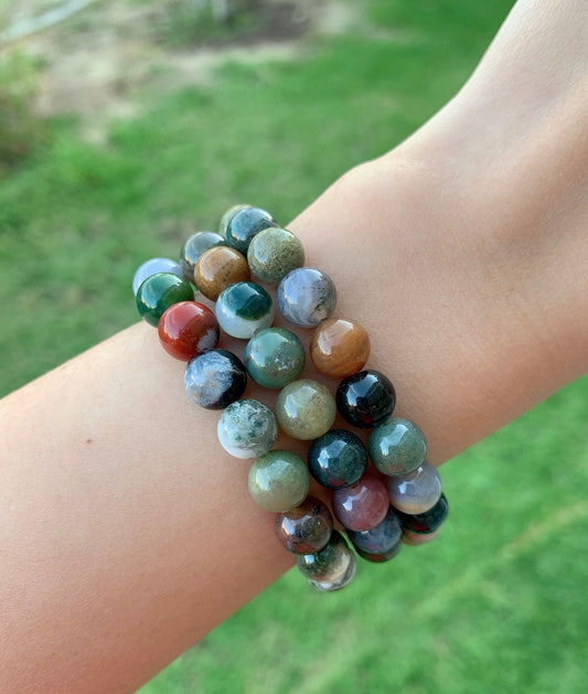 Indian Agate Bracelet